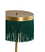 Rechargeable Table Lamp - Matte Gold with  Green Details