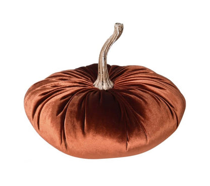 Small Rust Decorative Pumpkin