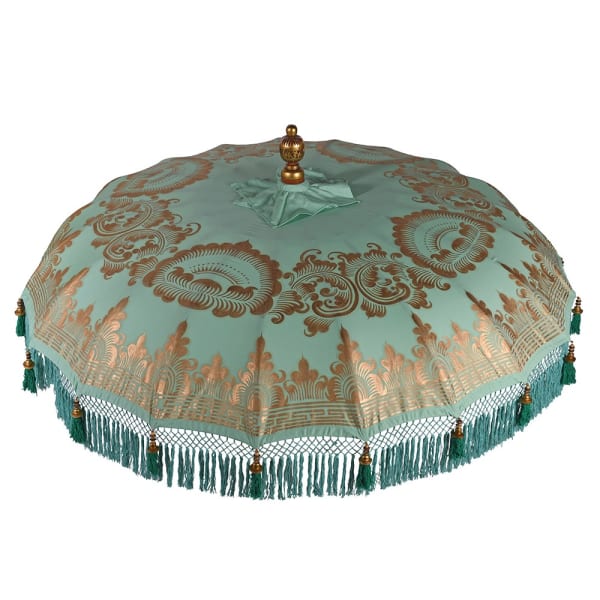 Hand Painted Parasol and Base