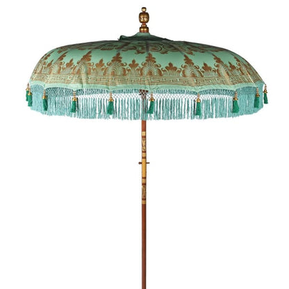 Hand Painted Parasol and Base