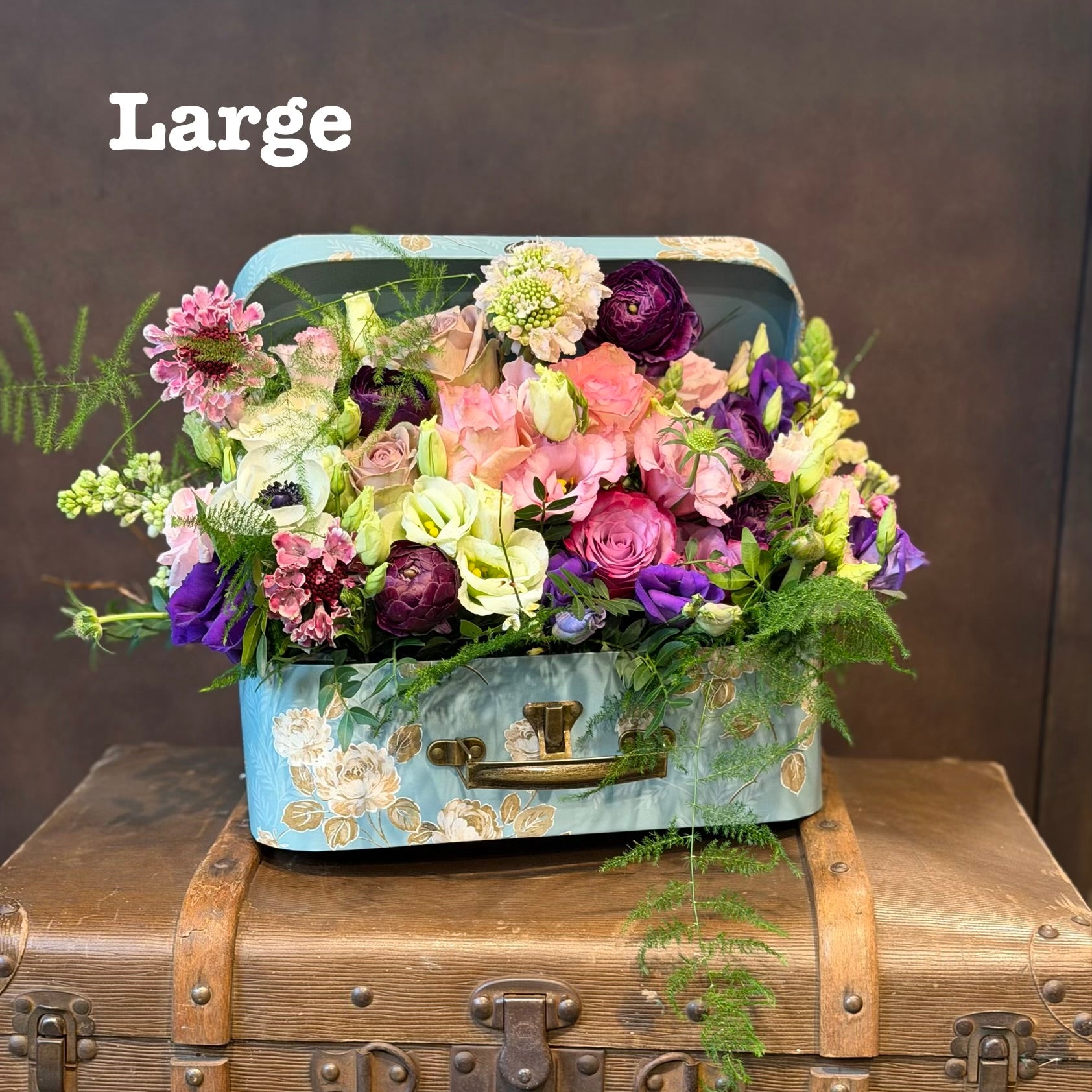Mothers Day Luxury Luggage Floral Design