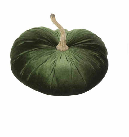 Small Moss Green Decorative Pumpkin