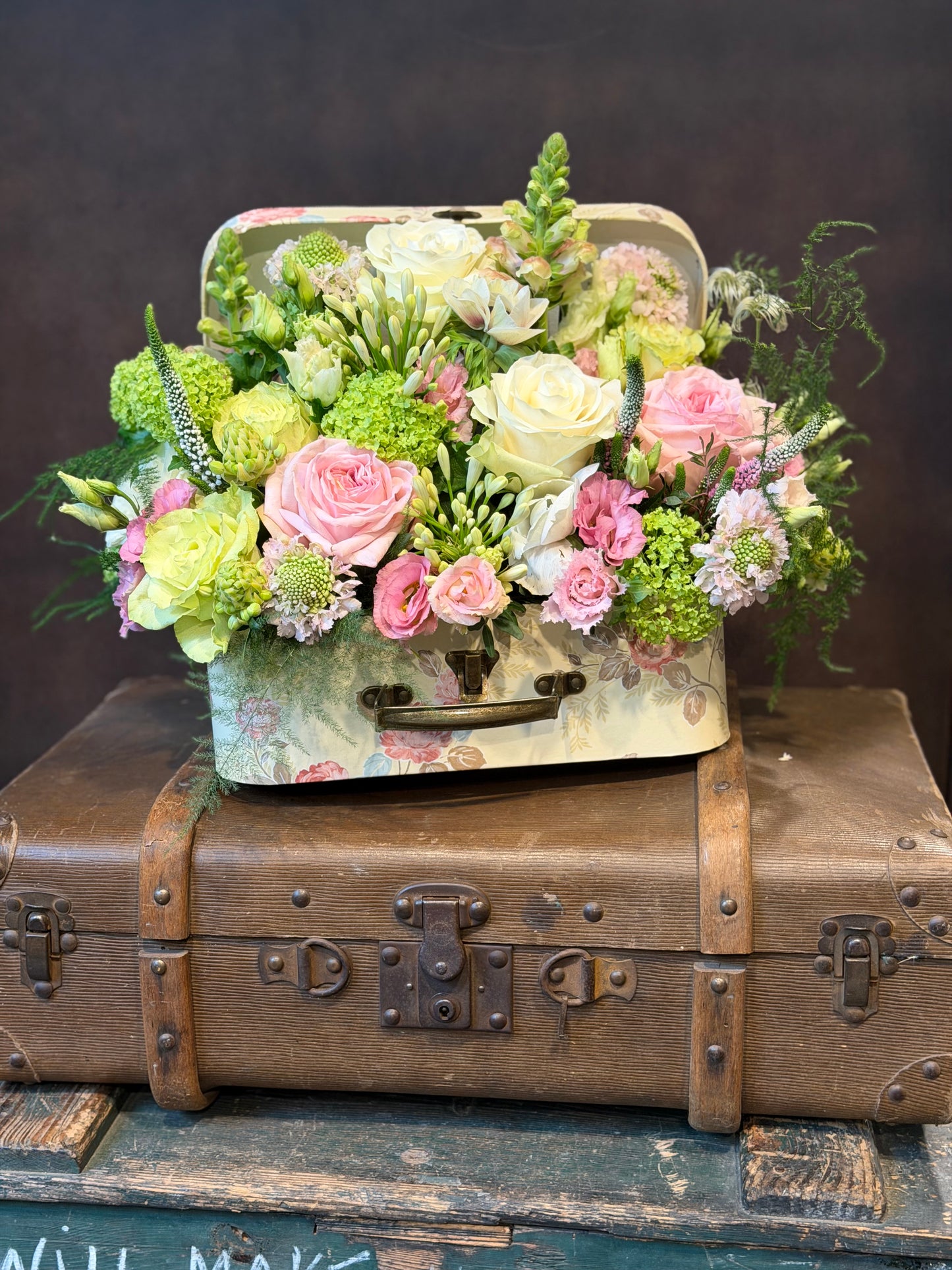 Mothers Day Luxury Luggage Floral Design