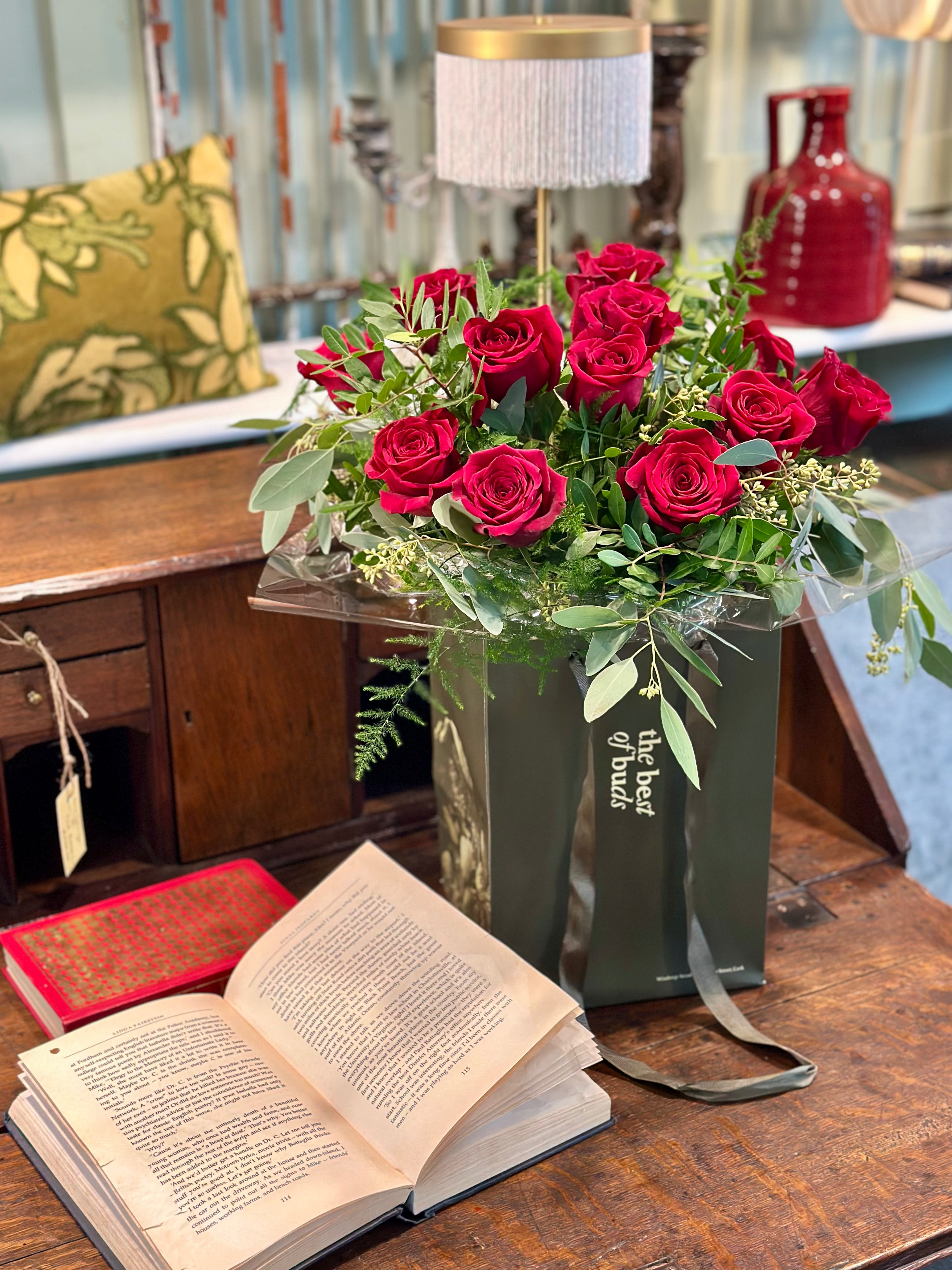 Signature Dozen Red Rose Bouquet