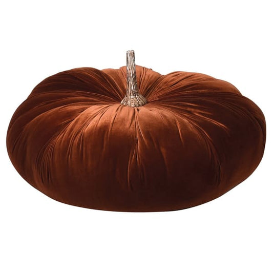 Large Rust Decorative Pumpkin