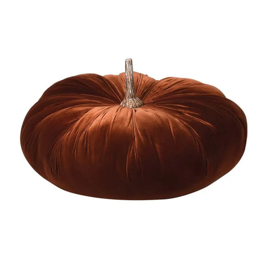 Large Rust Decorative Pumpkin